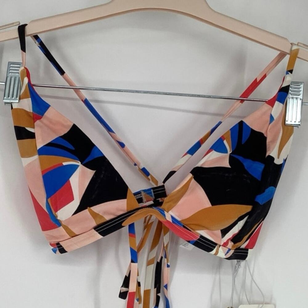 Prana Colorful Patterned Bikini Top - Picture 2 of 9